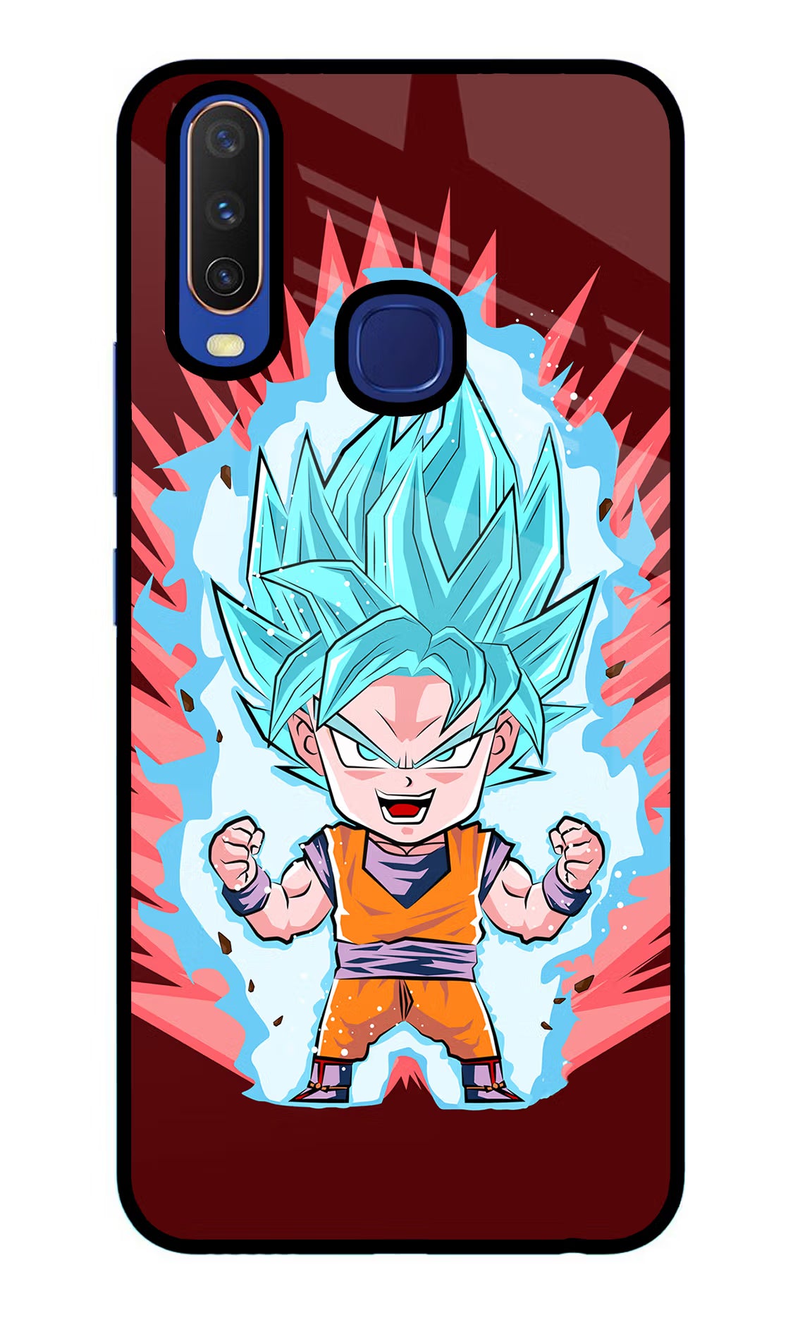 Goku Little Vivo Y11/Y12/U10 Glass Case