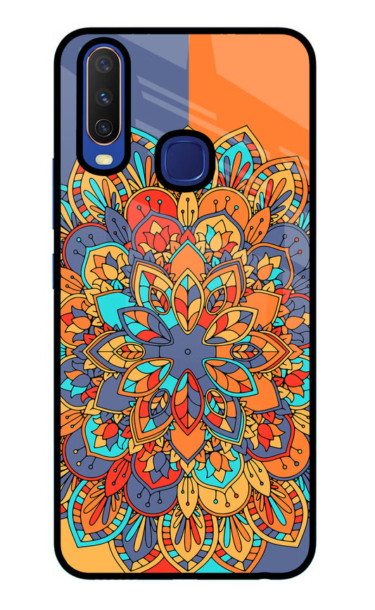 Color Mandala Vivo Y11/Y12/U10 Glass Case
