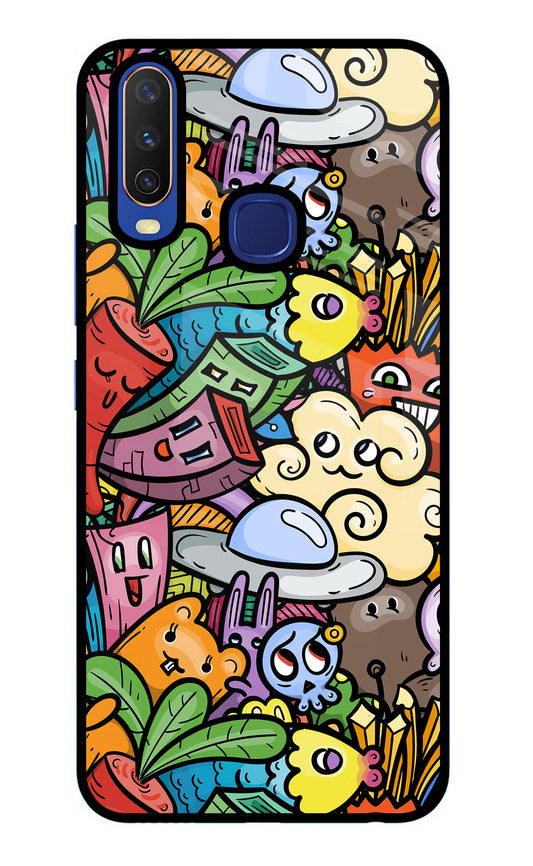 Veggie Doodle Vivo Y11/Y12/U10 Glass Case