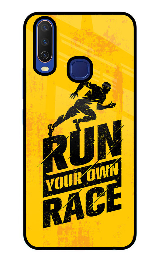 Run Your Own Race Vivo Y11/Y12/U10 Glass Case