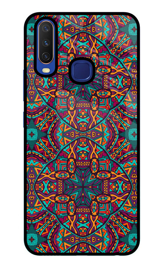 Colour Mandala Vivo Y11/Y12/U10 Glass Case