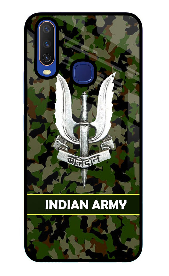 Balidan Indian Logo Vivo Y11/Y12/U10 Glass Case Back Cover by Casekaro