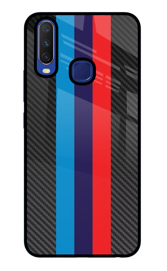 BMW Stripes Pattern Vivo Y11/Y12/U10 Glass Case
