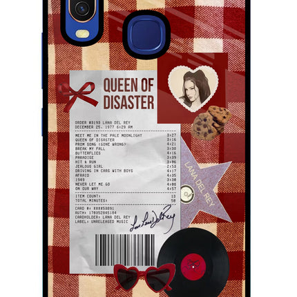 Queen of Disaster Vivo Y11/Y12/U10 Glass Case