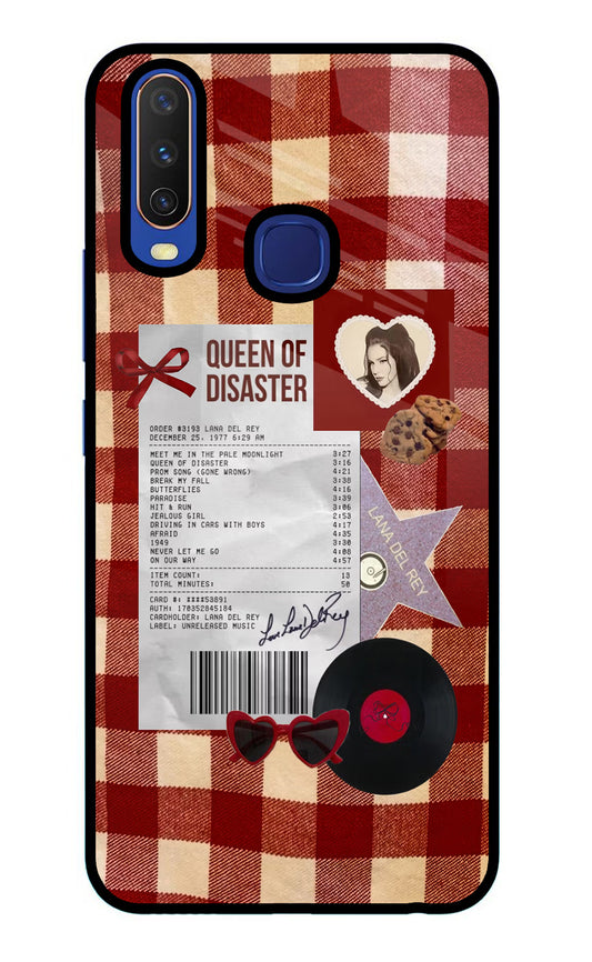 Queen of Disaster Vivo Y11/Y12/U10 Glass Case