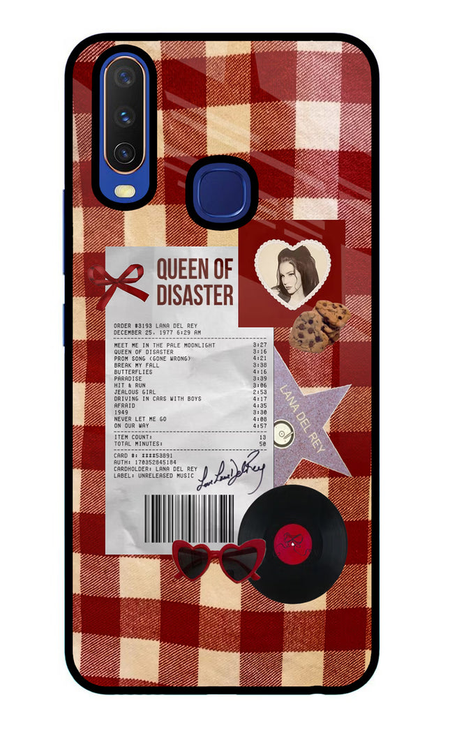 Queen of Disaster Vivo Y11/Y12/U10 Glass Case