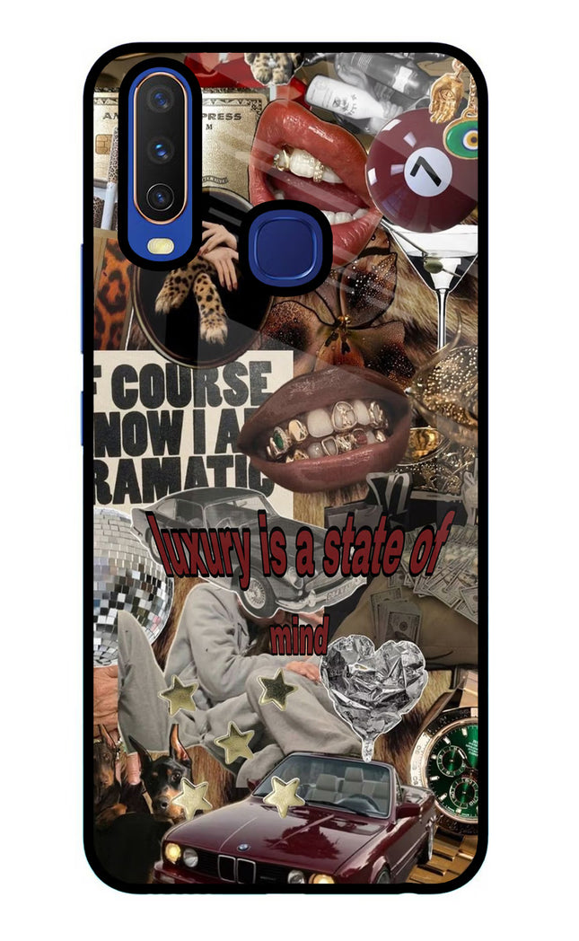 Luxury Vivo Y11/Y12/U10 Glass Case