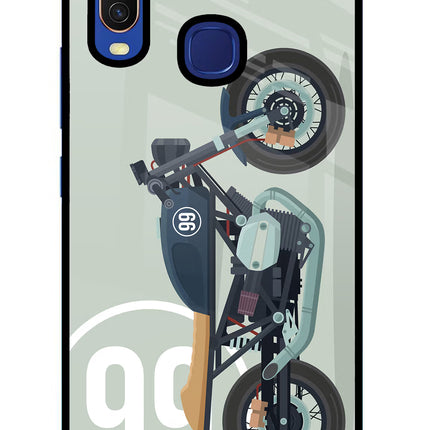 Classic Cafe Racer 99 Vivo Y11/Y12/U10 Glass Case