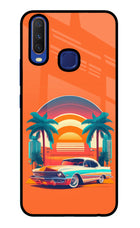 Palm Drive 80s Vivo Y11/Y12/U10 Glass Case