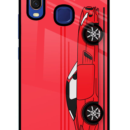 Red Velocity Vivo Y11/Y12/U10 Glass Case