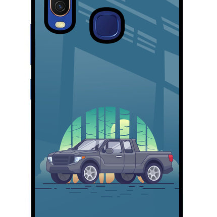 Retro Garage Vibe Vivo Y11/Y12/U10 Glass Case