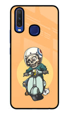 Undead Biker Vivo Y11/Y12/U10 Glass Case
