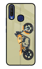 Vertical Speedster Vivo Y11/Y12/U10 Glass Case