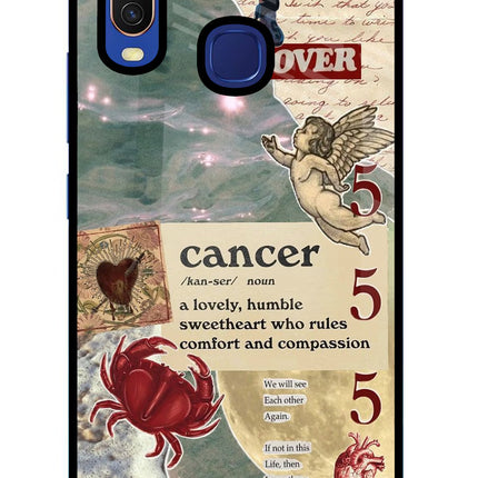 Cancer Zodiac Vivo Y11/Y12/U10 Glass Case