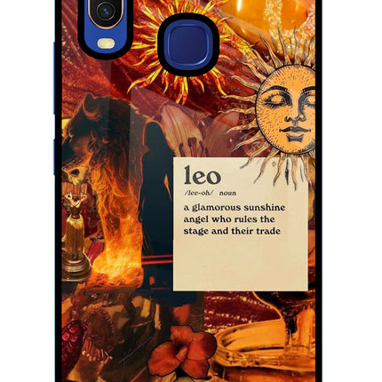 Leo Zodiac Vivo Y11/Y12/U10 Glass Case
