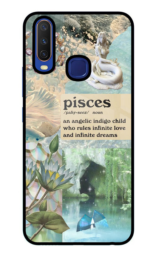Pisces Zodiac Vivo Y11/Y12/U10 Glass Case