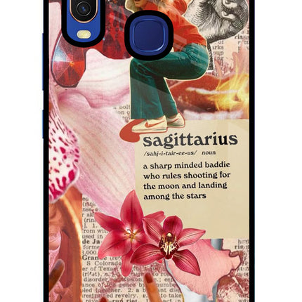 Sagittarius Zodiac Vivo Y11/Y12/U10 Glass Case