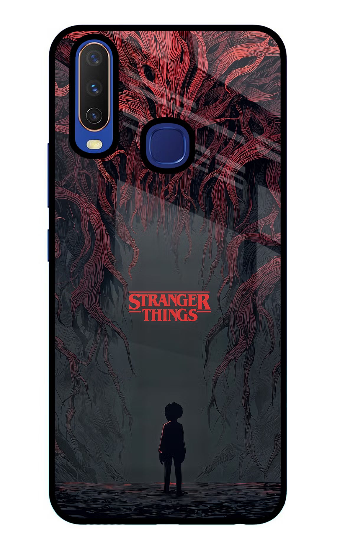Ordinary Things Dark Side Vivo Y11/Y12/U10 Glass Case Back Cover by Casekaro