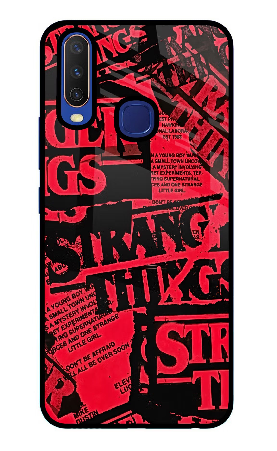 Ordinary Things Vivo Y11/Y12/U10 Glass Case Back Cover by Casekaro