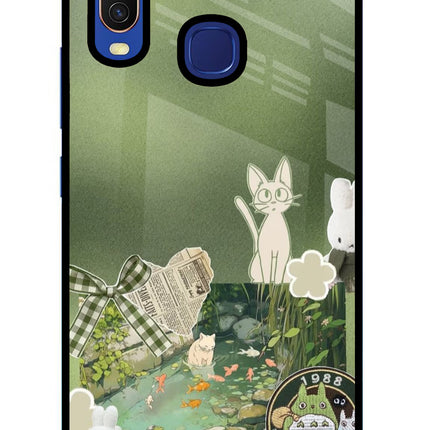Aesthetic anime Vivo Y11/Y12/U10 Glass Case