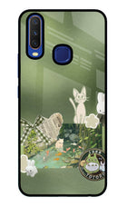 Aesthetic anime Vivo Y11/Y12/U10 Glass Case