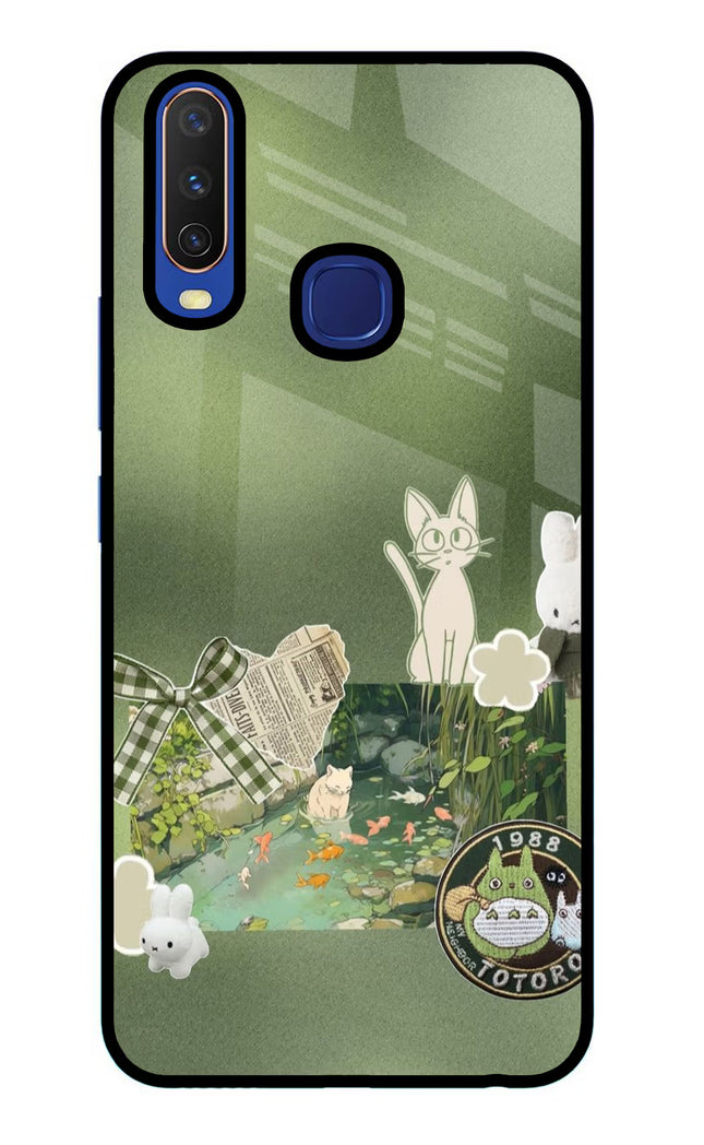 Aesthetic anime Vivo Y11/Y12/U10 Glass Case