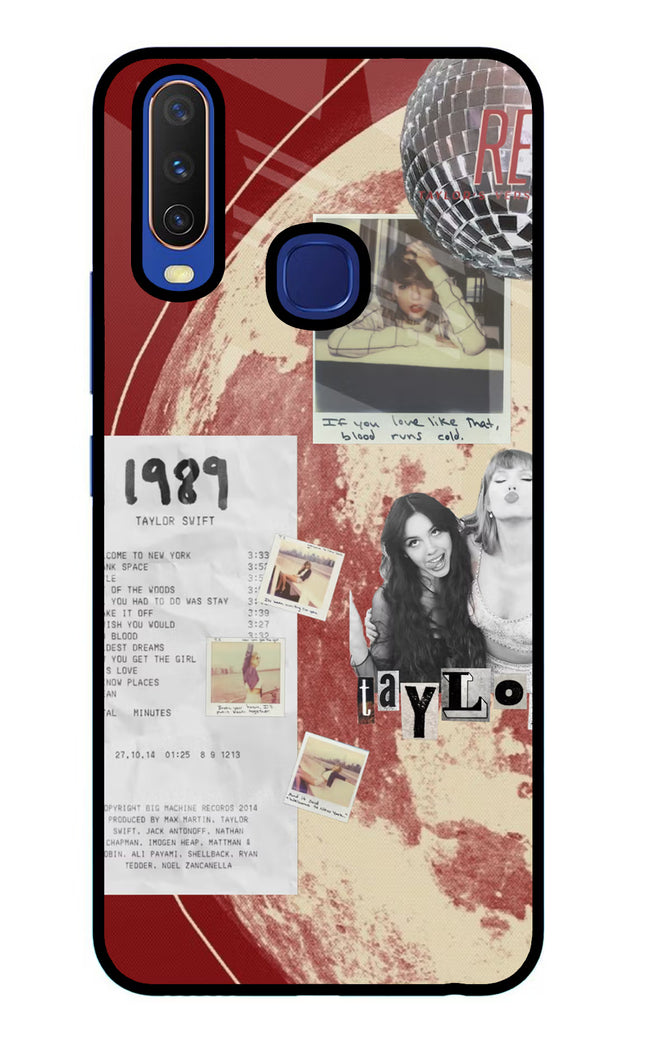 Taylor Swift Vivo Y11/Y12/U10 Glass Case Back Cover by Casekaro