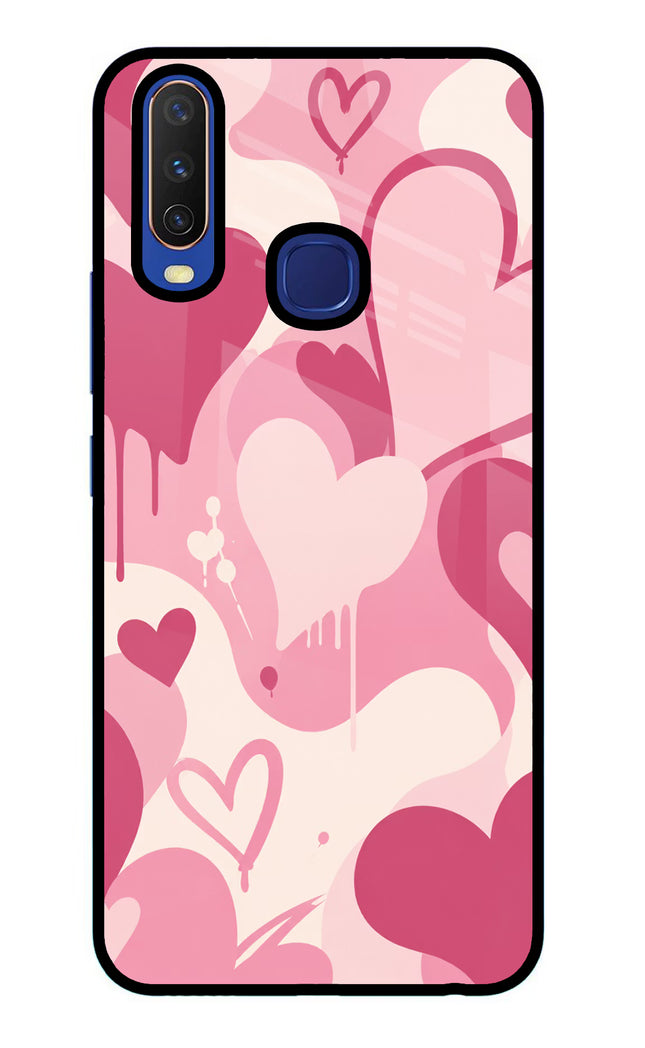 Hearty case Vivo Y11/Y12/U10 Glass Case