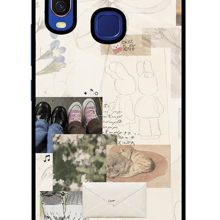 Soft Aesthetic Vivo Y11/Y12/U10 Glass Case