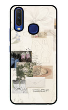Soft Aesthetic Vivo Y11/Y12/U10 Glass Case