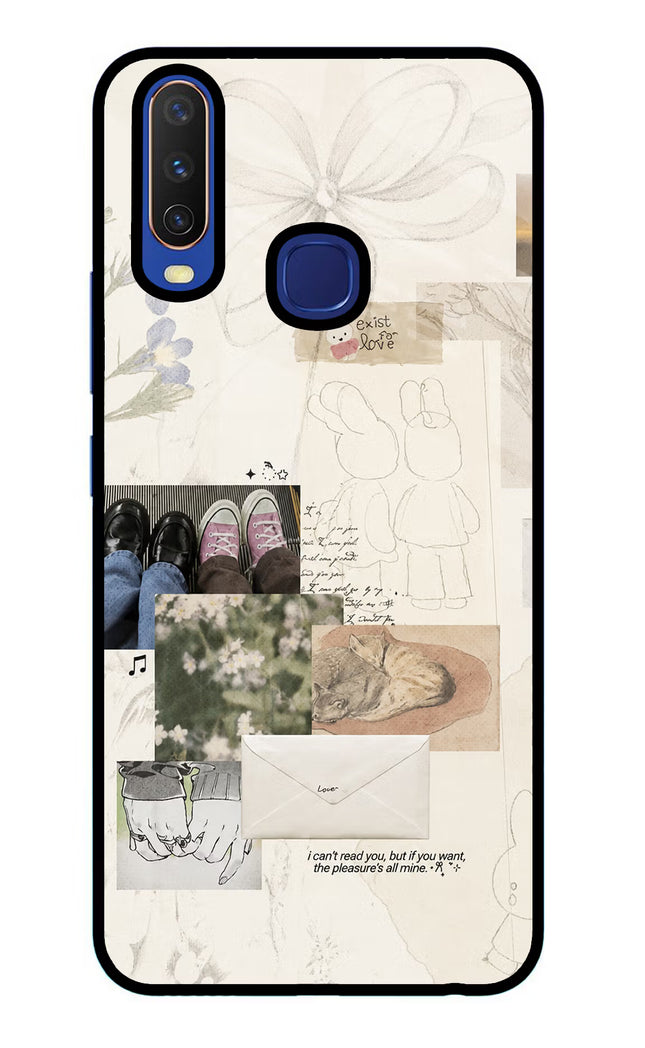Soft Aesthetic Vivo Y11/Y12/U10 Glass Case