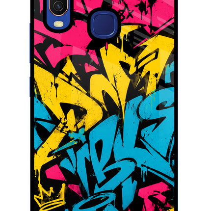 Graffiti Vibe Vivo Y11/Y12/U10 Glass Case