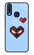 Peter Heart Vivo Y11/Y12/U10 Glass Case