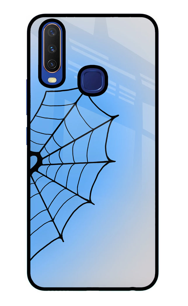 Blue Web Vivo Y11/Y12/U10 Glass Case