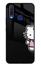 Kitty Charm Vivo Y11/Y12/U10 Glass Case