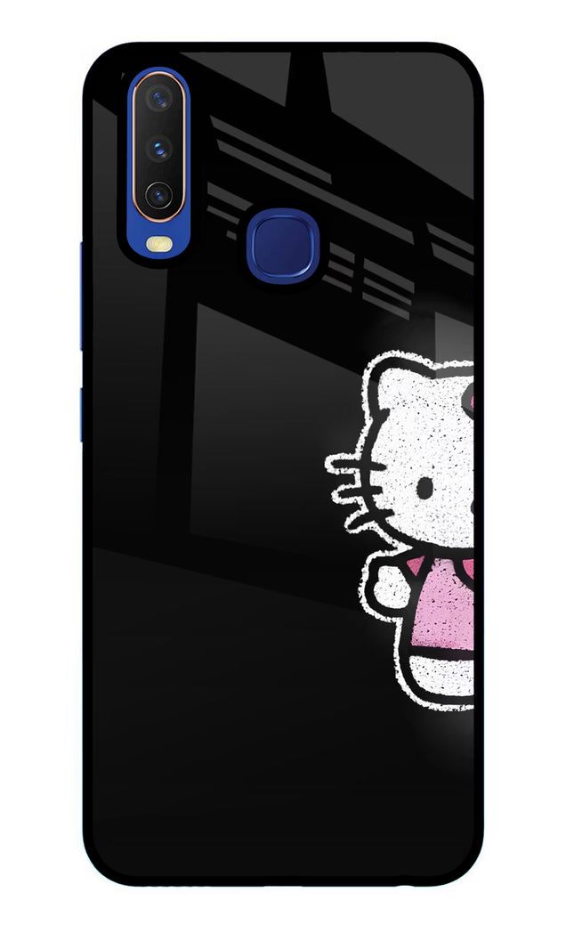 Kitty Charm Vivo Y11/Y12/U10 Glass Case