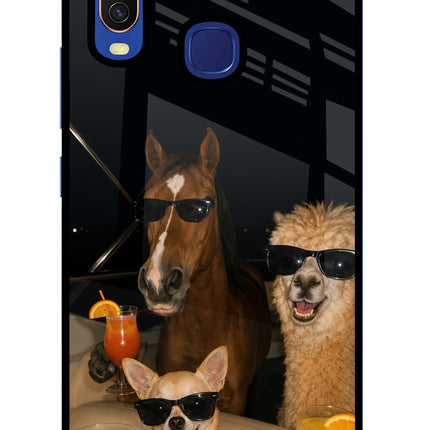 Party Squad Vivo Y11/Y12/U10 Glass Case