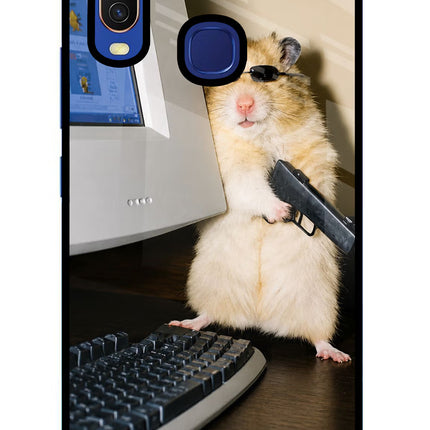 Hacker Hamster Vivo Y11/Y12/U10 Glass Case