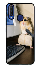 Hacker Hamster Vivo Y11/Y12/U10 Glass Case