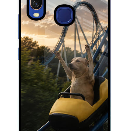 Rollercoaster Dog Vivo Y11/Y12/U10 Glass Case