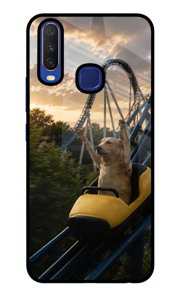 Rollercoaster Dog Vivo Y11/Y12/U10 Glass Case