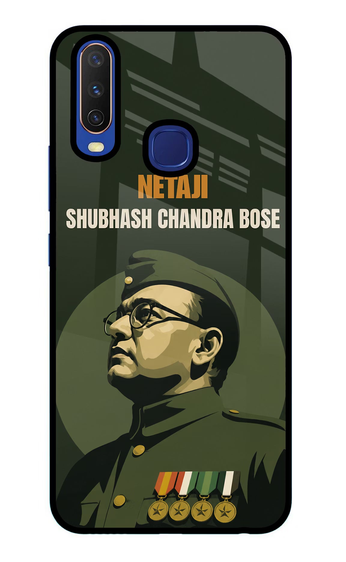 Netaji Legacy Vivo Y11/Y12/U10 Glass Case