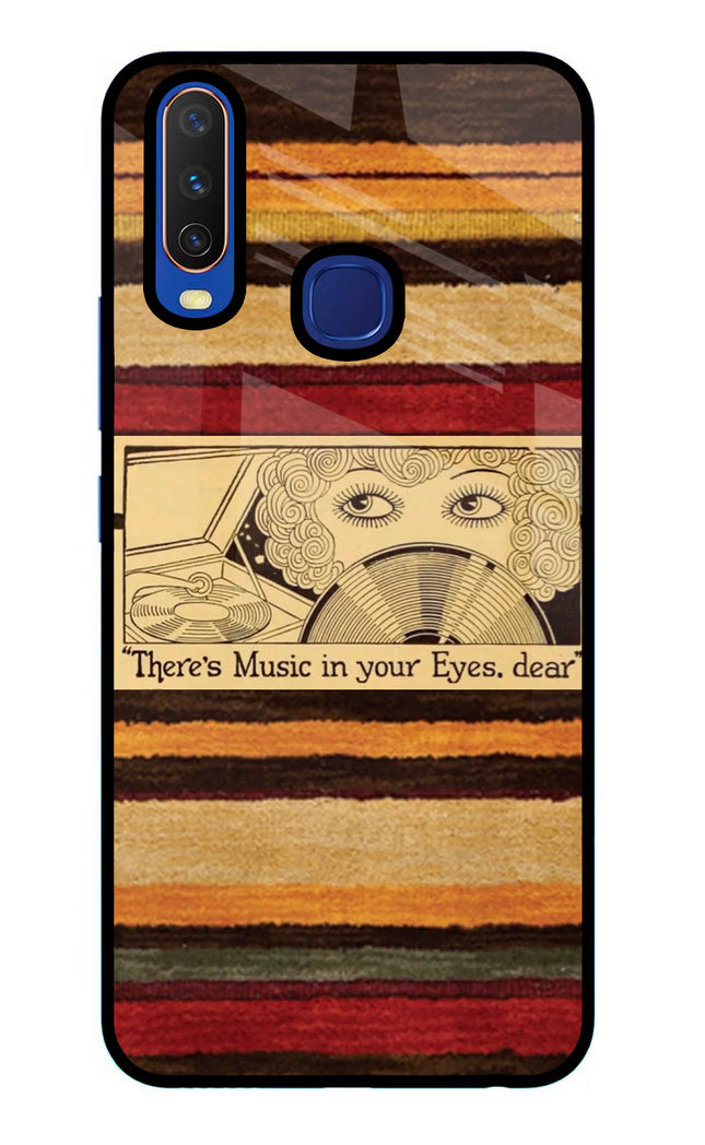 Vinyl Stripes Vivo Y11/Y12/U10 Glass Case