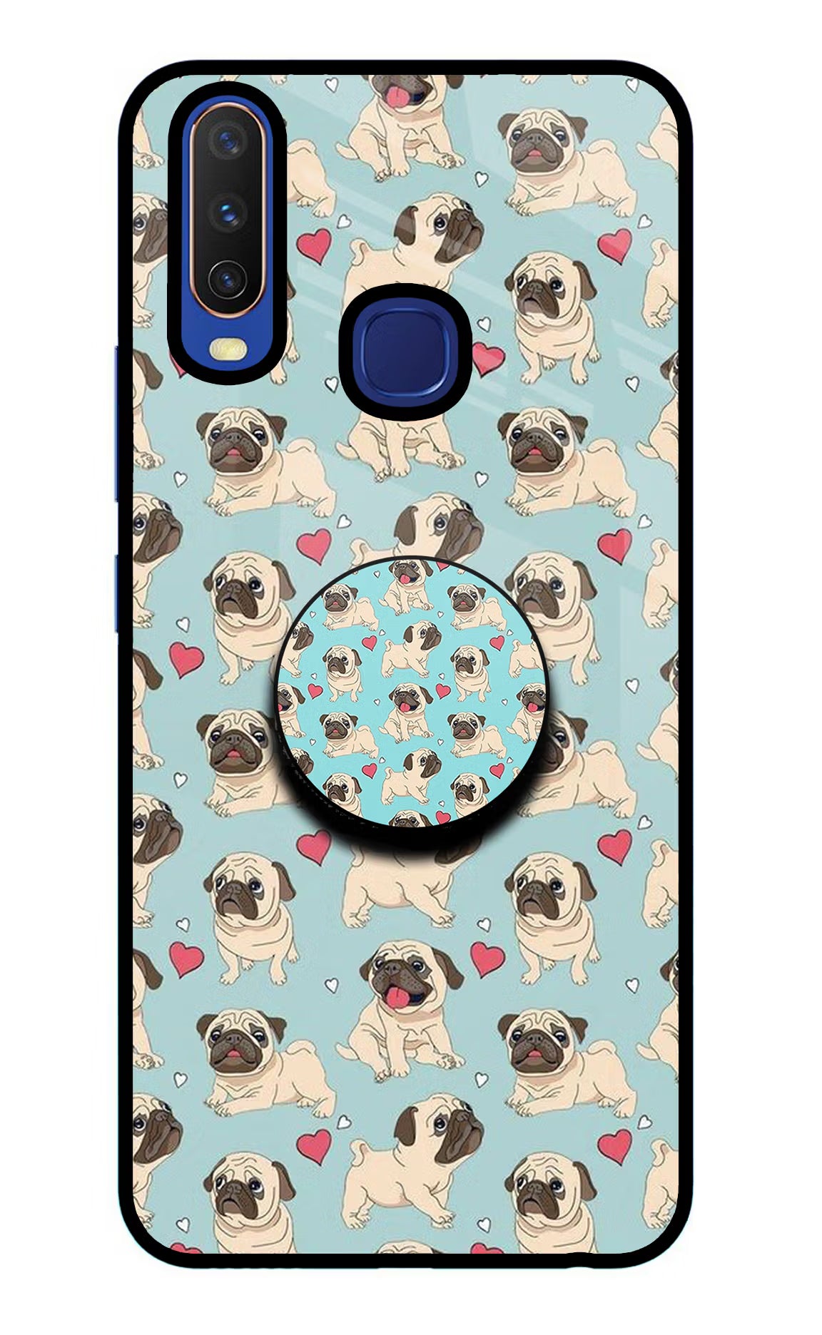Pug Dog Vivo Y11/Y12/U10 Pop Case by Casekaro