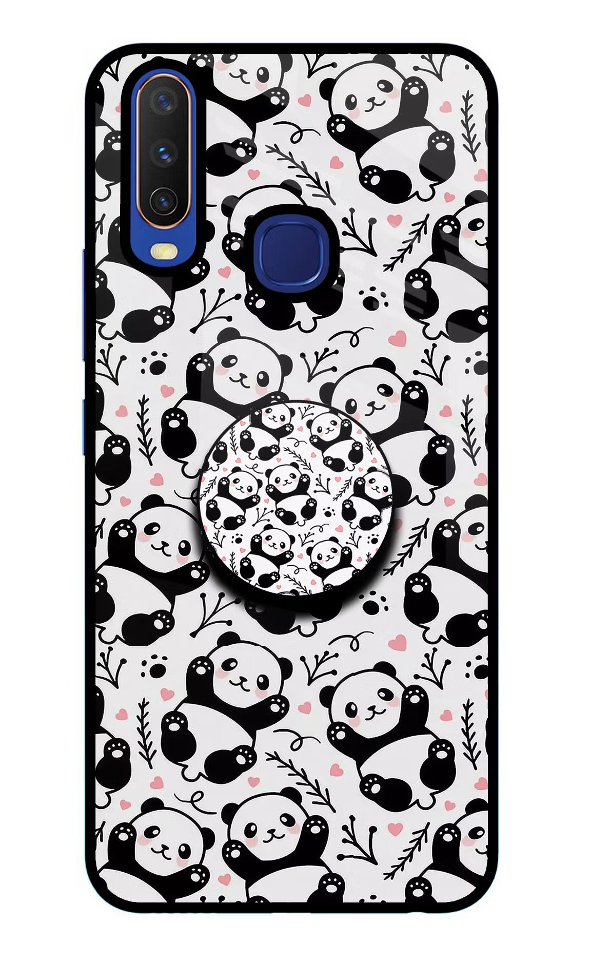 Cute Panda Vivo Y11/Y12/U10 Pop Case by Casekaro
