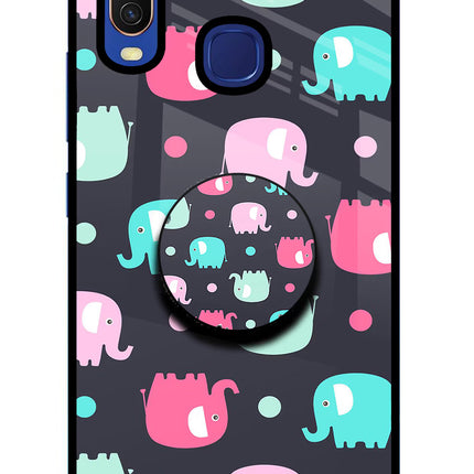 Baby Elephants Vivo Y11/Y12/U10 Pop Case by Casekaro