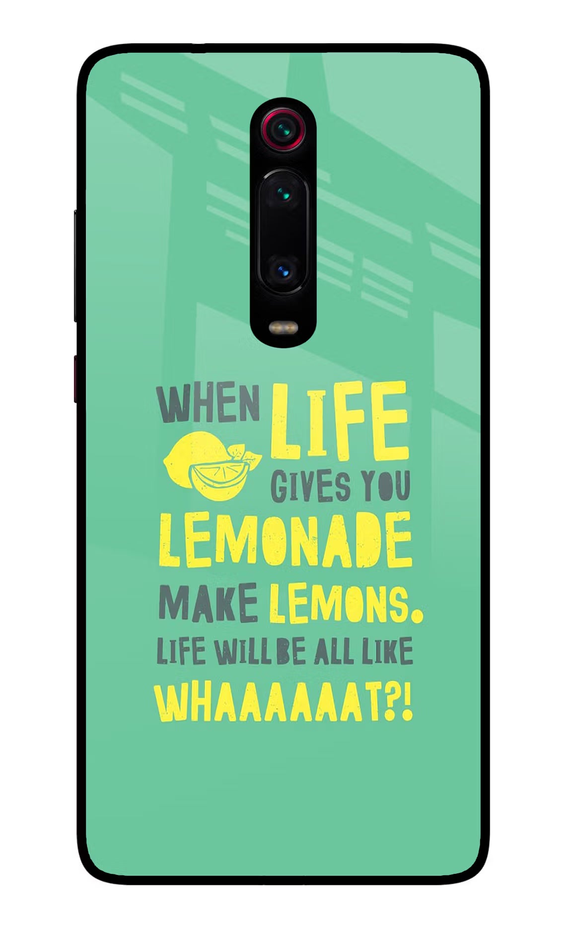Quote Redmi K20/K20 Pro Glass Case Back Cover by Casekaro