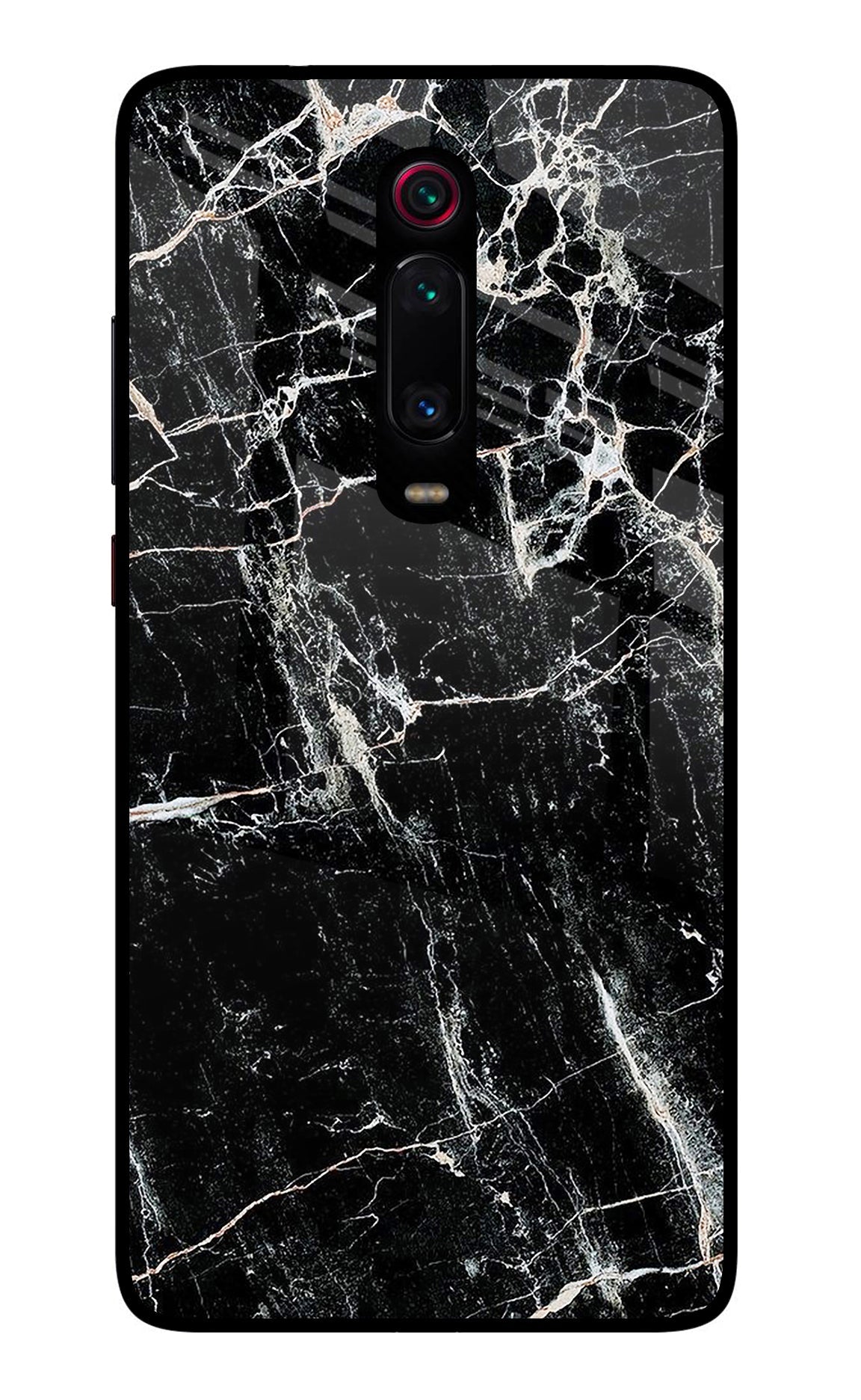 Black Marble Texture Redmi K20/K20 Pro Glass Case