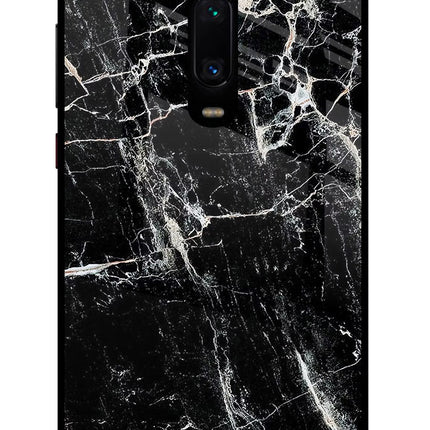 Black Marble Texture Redmi K20/K20 Pro Glass Case