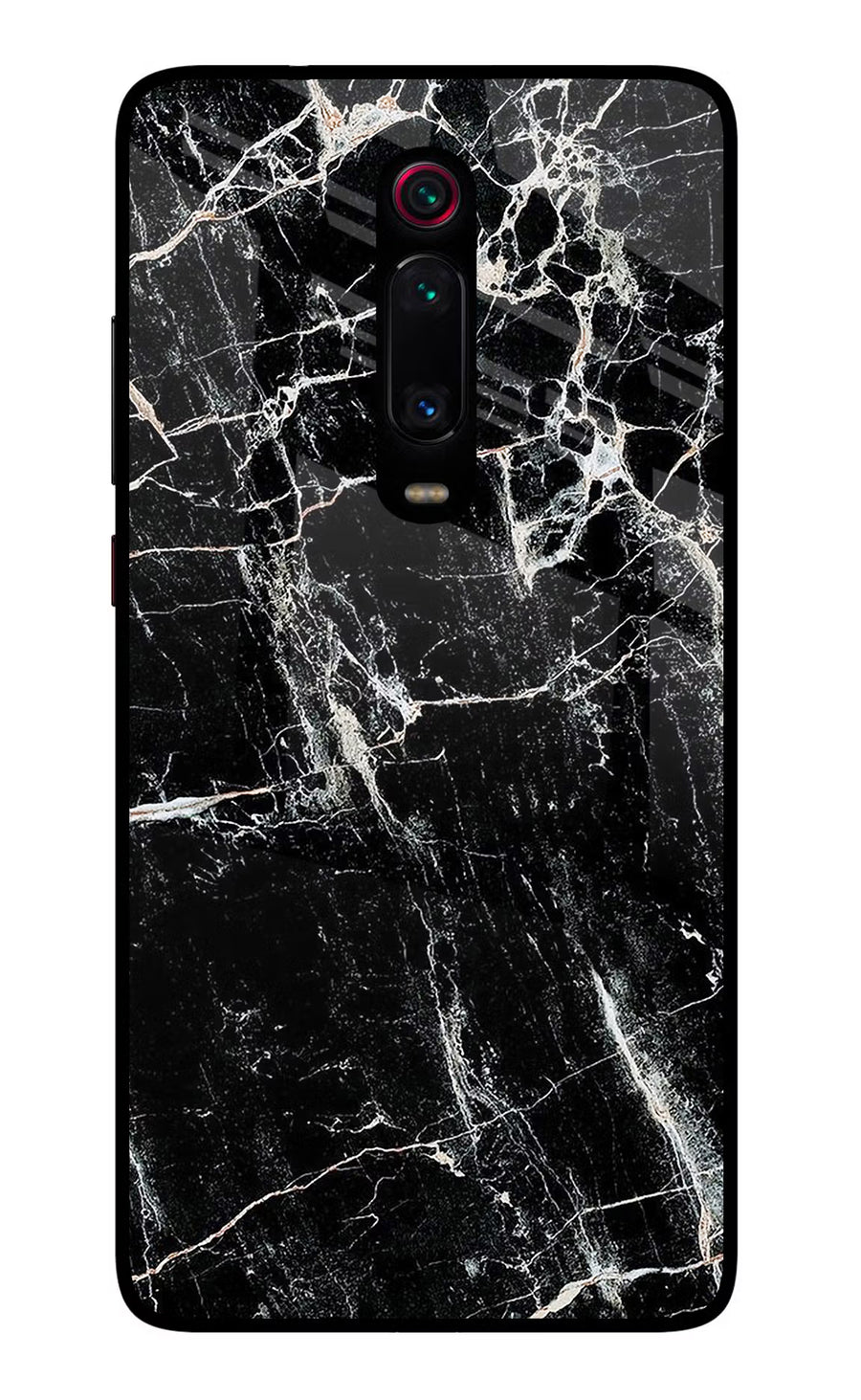 Black Marble Texture Redmi K20/K20 Pro Back Cover, Glass case